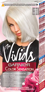 Garnier Color Sensation farba na vlasy S100 Strieborná blond - Garnier Color Naturals farba na vlasy 3 Tmavohnedá | Teta drogérie eshop