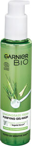 Garnier BIO intenzívny čistiaci gél s bio esenciálnym olejom z citrónovej trávy a aloe vera 150 ml