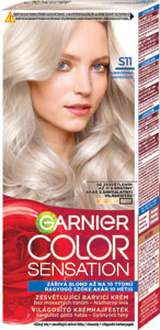 Garnier Color Sensation farba na vlasy S11 Oslnivo strieborná - Garnier Color Sensation farba na vlasy 6.35 Zlatá mahagónová | Teta drogérie eshop