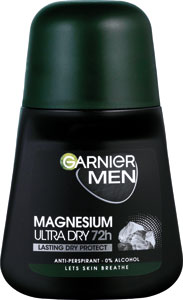 Garnier Men guľôčkový antiperspirant Mineral Action Control Magnesium 50 ml - Teta drogérie eshop