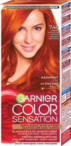 Garnier Color Sensation farba na vlasy 7.40 Intenzívna medená - Garnier Color Sensation farba na vlasy 8.12 Svetlá roseblond | Teta drogérie eshop