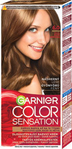 Garnier Color Sensation farba na vlasy 6.0 Tmavá Blond - Kallos GLOW farba na vlasy 800 svetlá blond 40 ml | Teta drogérie eshop