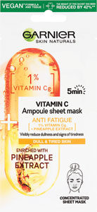 Garnier ampulková textilná maska s Vitamínom C a výťažkom z ananásu