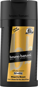 Bruno Banani sprchový gél Man´s best 250 ml - Authentic Airmen sprchový gél a šampón Wild Leaf 400 ml | Teta drogérie eshop