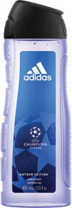 Adidas sprchový gél Champions league UEFA VII 400 ml - Nivea Men sprchovací gél Energy 250 ml | Teta drogérie eshop
