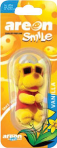 Areon osviežovač vzduchu Smile Toy Vanilla Žltý pes, 22 g - Teta drogérie eshop