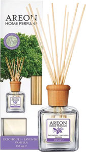 Areon osviežovač vzduchu Home Perfum Sticks Patchouli Lavender Vanilla, 150 ml - Q-Home Domáci parfém Jazmínový kvet 50 ml | Teta drogérie eshop