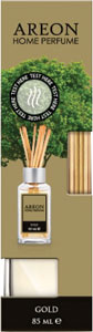 Areon osviežovač vzduchu Home Perfum Sticks Lux Gold, 85 ml - Q-Home Domáci parfém Morská triešť 50 ml | Teta drogérie eshop
