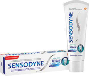 Sensodyne zubná pasta Repair & Protect Extra Fresh 75 ml - Lacalut white zubná pasta 75 ml | Teta drogérie eshop