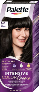 Palette Intesive Color Creme farba na vlasy 1-0 (N1) Intenzívny čierny 50 ml - SK Nat&Easy 584 Mokka cokolada | Teta drogérie eshop