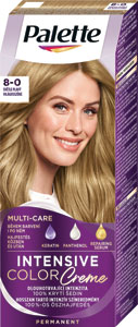 Palette Intesive Color Creme farba na vlasy 8-0 (N7) Svetloplavý 50 ml - Schwarzkopf Natural&Easy farba na vlasy 550 Tmavoplavý satén 60 ml | Teta drogérie eshop