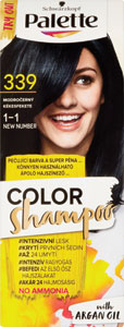 Palette Color Shampoo farba na vlasy 1-1 (339) Modročierny