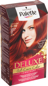 Palette Deluxe farba na vlasy Oil-Care Color 6-88 (678) Intenzívny červený 50 ml