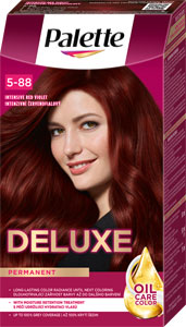 Palette Deluxe farba na vlasy Oil-Care Color 5-88 (679) Intenzívny červenofialový