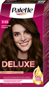 Palette Deluxe farba na vlasy Oil-Care Color 3-65 (750) Čokoládový