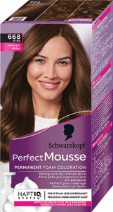 Schwarzkopf Perfect Mousse farba na vlasy 6-68 Orieškový (668) 35 ml