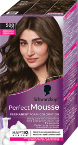 Schwarzkopf Perfect Mousse farba na vlasy 5-0 Strednehnedý (500)