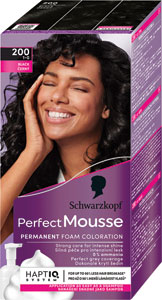 Schwarzkopf Perfect Mousse farba na vlasy 1-0 Čierny (200) 35 ml