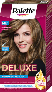 Palette Deluxe farba na vlasy Oil-Care Color ME1 Super melír 50 ml