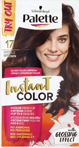Palette Instant Color farba na vlasy 17 Strednehnedý 25 ml - Teta drogérie eshop