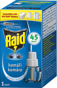 Raid elektrická tekutá náplň Komáre 30 ml - Teta drogérie eshop