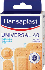 Hansaplast Universal vodeodolná náplasť 40 ks - Cosmos pružná náplasť 20 ks | Teta drogérie eshop