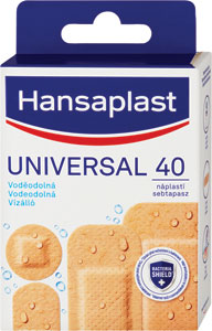 Hansaplast Universal vodeodolná náplasť 40 ks