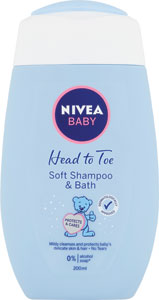Nivea Baby jemná kúpeľ a šampón 200 ml - HiPP Babysanft pena na umývanie - náhradná náplň | Teta drogérie eshop