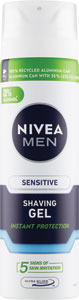 Nivea Men gél na holenie Sensitive 200 ml - Gillette Series gél na holenie Cleansing 200 ml | Teta drogérie eshop