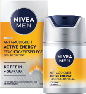 Nivea Men Q10 pleťový krém Active Energy 50 ml - Nivea Men pleťový krém Sensitive Hemp 75 ml | Teta drogérie eshop