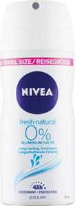 Nivea dezodorant Fresh 100 ml - Nivea Men pena na holenie Sensitive 50 ml | Teta drogérie eshop