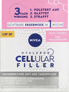 Nivea Hyaluron Cellular Filler denný krém OF30 50 ml - Teta drogérie eshop