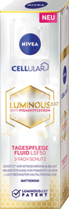 Nivea Cellular Luminous extra ochranný krém OF50  40 ml - Garnier BIO denný krém s výťažkom z ruže 50 ml | Teta drogérie eshop