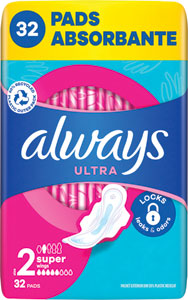 Always Ultra hygienické vložky Super Plus 32 ks - Always Classic Single hygienické vložky Maxi night 6 ks | Teta drogérie eshop