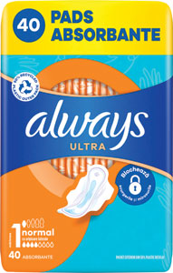 Always Ultra hygienické vložky Normal 40 ks - always hygienické vložky 100 % Organic Cotton Long 10 ks | Teta drogérie eshop