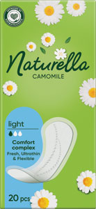 Naturella intímne vložky Camomile Light 20 ks - Teta drogérie eshop
