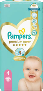 Pampers Premium detské plienky veľkosť 4 52 ks - Happy Mimi Pants plienkové nohavičky 5 (11-25kg) 16 ks | Teta drogérie eshop