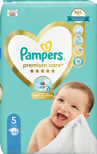 Pampers Premium detské plienky veľkosť 5 44 ks - Pampers Pants plienkové nohavičky veľkosť 3 62 ks | Teta drogérie eshop