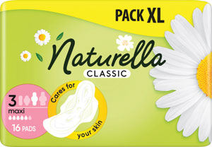 Naturella Classic hygienické vložky Maxi 16 ks - Libresse Goodnight ultra + large 20 ks | Teta drogérie eshop