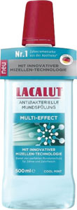 Lacalut multi-effect micelárna ústna voda 500 ml - Listerine ústna voda Milde Taste 250 ml  | Teta drogérie eshop