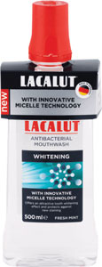 Lacalut whitening micelárna ústna voda 500 ml - Colgate ústna voda Max White Instantly Whiter Teeth 500 ml | Teta drogérie eshop