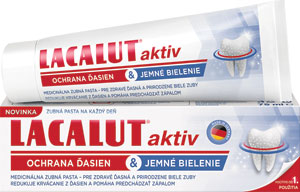 Lacalut aktiv ochrana ďasien & jemné bielenie 75 ml