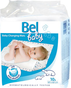 Bel Baby detské podložky 10 ks - Kindii vatové tyčinky (60ks/KRA) BIO | Teta drogérie eshop
