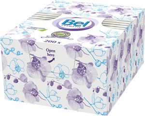 Bel Cosmetic Vatové tyčinky 200 ks - Tip Line vatové tyčinky biologicky rozložiteľné 50 ks (krabička) | Teta drogérie eshop