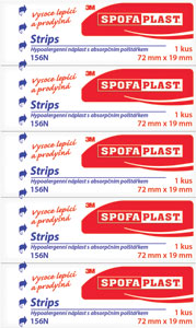 3M Spofaplast 156N Strips 5 ks