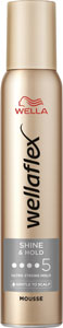 Wellaflex tužidlo na vlasy Shine & Hold s extra silnou fixáciou pre lesk 200 ml