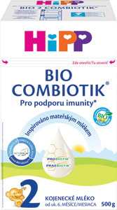 HiPP Následná mliečna dojčenská výživa 2 BIO Combiotik 500 g - Hami 600g ml. výživa 35M | Teta drogérie eshop