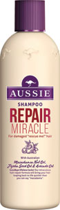 Aussie šampón Repair miracle 300 ml - Head & Shoulders šampón ReFreshing Tea Tree 400 ml | Teta drogérie eshop