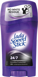 Lady Speed Stick 24/7 Invisible Stick 45 g - Teta drogérie eshop