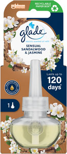 Glade elektrický osviežovač vzduchu Sensual Sandalwood&Jasmine náhradná náplň 20 ml